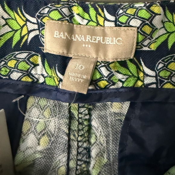 Banana Republic Navy and Green High Waist Shorts - Picture 3 of 11